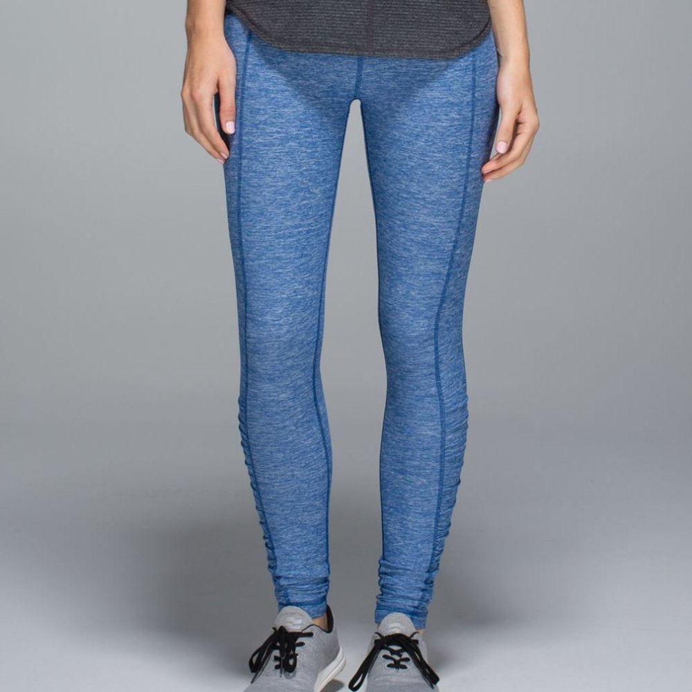 LULULEMON blue turn around tight